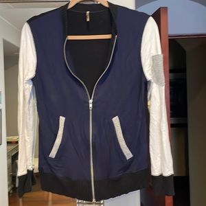 Pete size xs baseball style zip-up